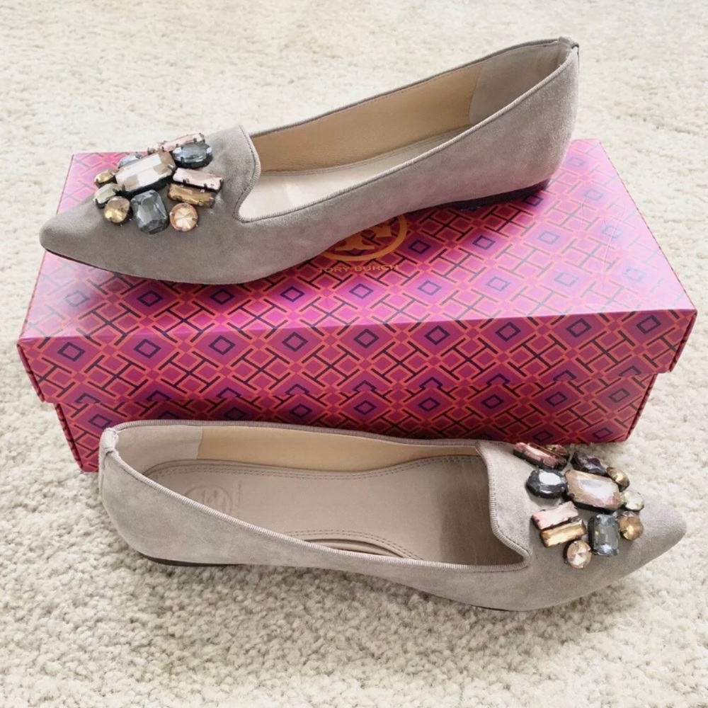 SOLD Tory Burch Mayada Smoking Shoes Flats Pointed - Picture 3 of 5